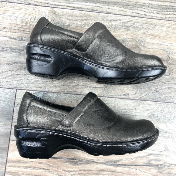 boc Shoes - BOC charcoal gray wedge clog, size 8 M/W